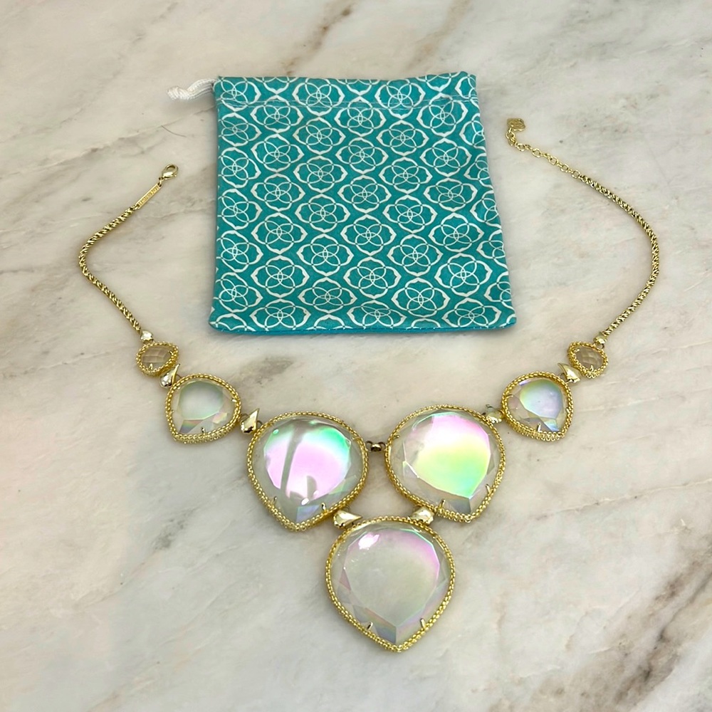 Dramatic rare and discontinued Kendra Scott statement Necklace.